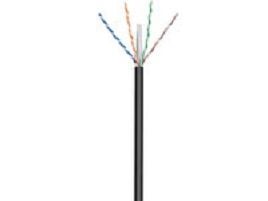MicroConnect - Bulk-kaapeli - 100 m - UTP - CAT 6 - ulkokäyttöön, kiinteä - musta