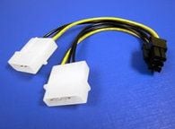 Microconnect PI1919, PCI-E (6-pin), 0,2 m, Uros, Naaras, Suora, Suora