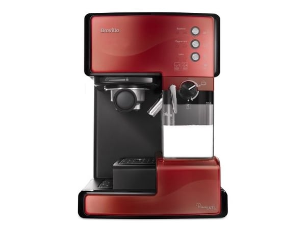 Breville PrimaLATTE VCF046X - Kaffemaskin med melkeskummer - 15 bar - rød
