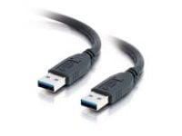 C2G - USB-kabel - USB-type A (hann) til USB-type A (hann) - USB 3.0 - 2 m - svart
