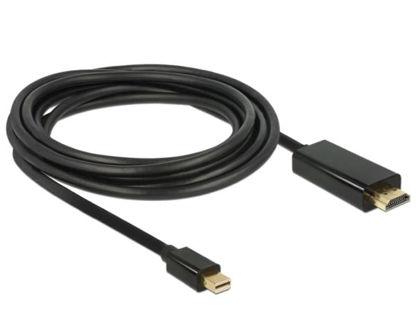 DeLOCK 83699, 2 m, Mini DisplayPort, HDMI, Uros, Uros, Kulta