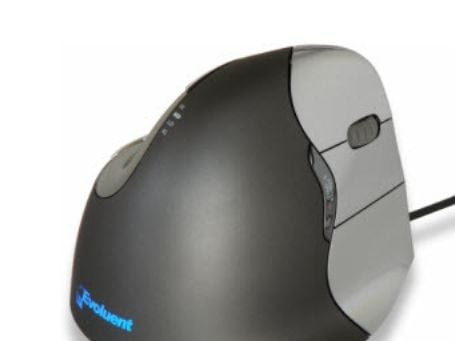 Evoluent VerticalMouse 4 Right - Vertikal mus - høyrehendt - laser - 6 knapper - kablet - USB