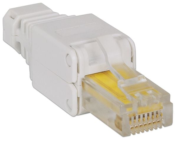 Intellinet 790482, RJ45, Hvit, Hankjønn, Rett, Cat5/5e/6, U/UTP (UTP)