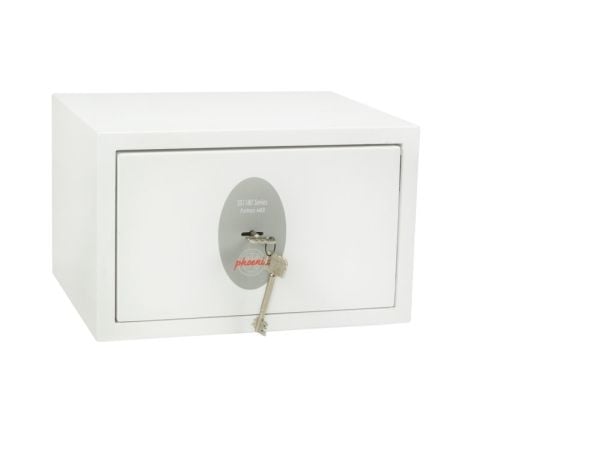 Phoenix Safe Co. Fortress II SS1181K, Frittstående safe, 8 l, Hvit, Flat nøkkel, Stål, 350 mm
