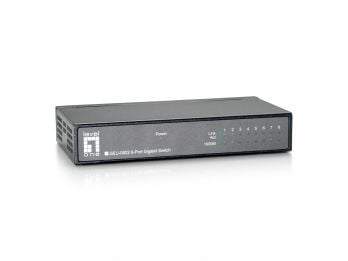 LevelOne GEU-0822 - Switch - 8 x 10/100/1000 - stasjonær