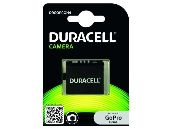 Duracell DRGOPROH4 - Batteri/Akku - Svart - Lithium-Ion (Li-Ion) (drgoproh4)