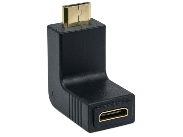 Manhattan 353458, HDMI Mini C, HDMI Mini C, Musta