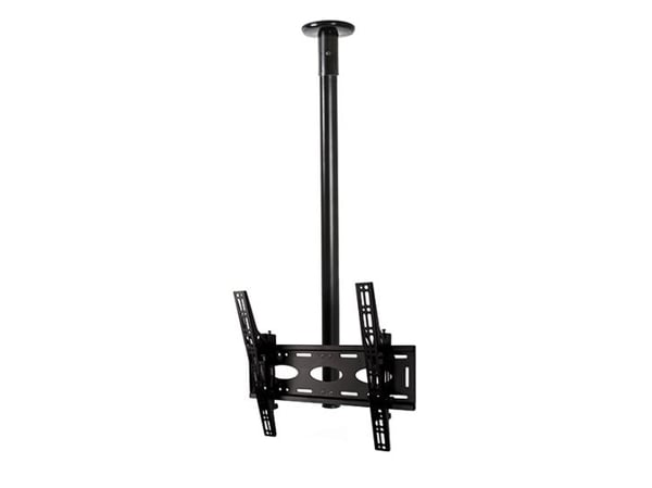B-TECH PRO Install BT8424 - Monteringssett (takmontering) - for LCD-skjerm - låsbar - svart - skjermstørrelse: inntil 55" - takmonterbar