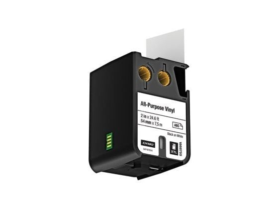 DYMO XTL - Vinyl - svart på hvitt - Rull (5,4 cm x 7,5 m) 1 rull(er) merkelapper - for XTL 500