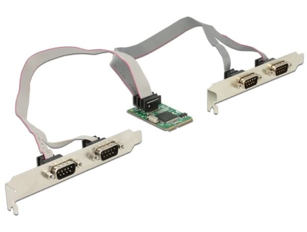 DeLOCK 95243, Mini PCI Express, Sarja, PCI 1.1, RS-232, Windows 7 Enterprise, Windows 7 Enterprise x64, Windows 7 Home Basic, Windows 7 Home Basic ...