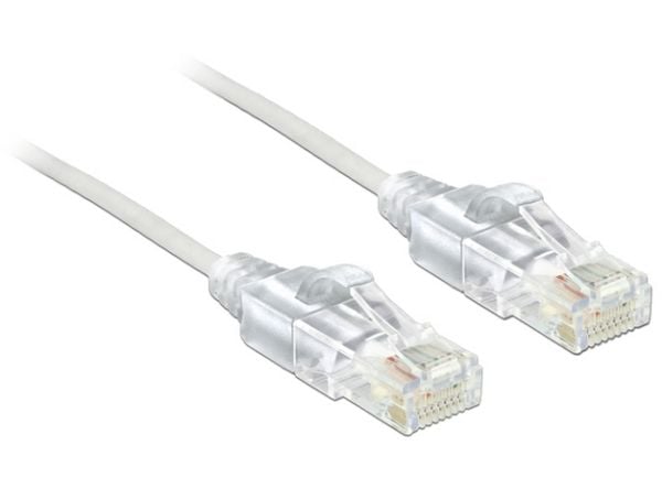 Delock - Koppeledning - RJ-45 (hann) til RJ-45 (hann) - 50 cm - UTP - CAT 6 - halogenfri - hvit