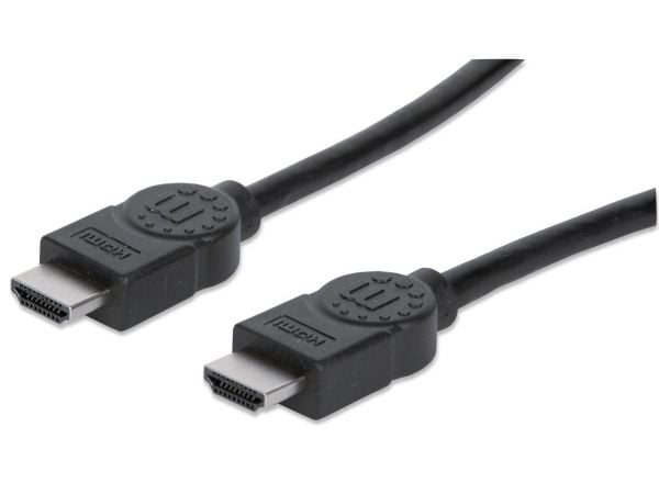 Manhattan 308816, 1 m, HDMI Type A (Standard), HDMI Type A (Standard), 3D, 10,2 Gbit/sek., Svart