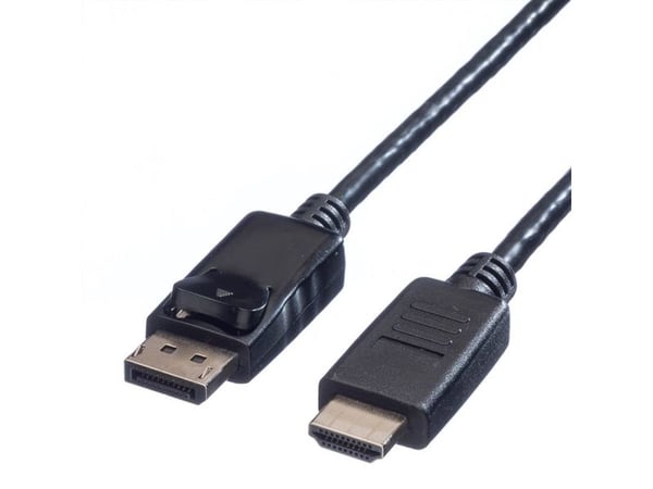 Value 11.99.5781, 2 m, DisplayPort, Hankjønn, Hankjønn, Rett, Rett
