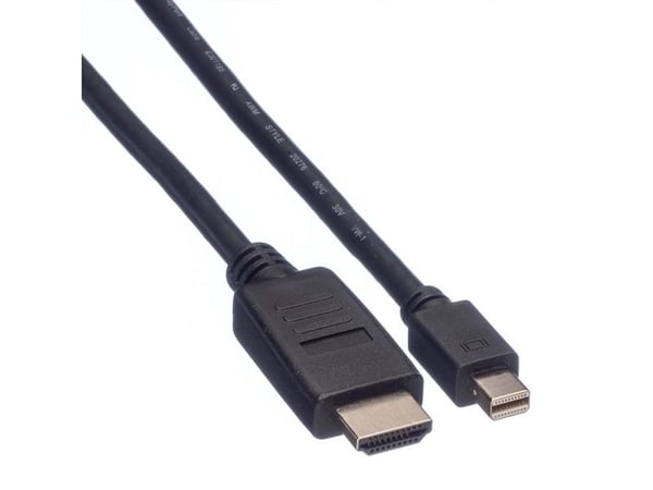 Value 11.99.5793, 4,5 m, Mini DisplayPort, Hankjønn, Hankjønn, Rett, Rett