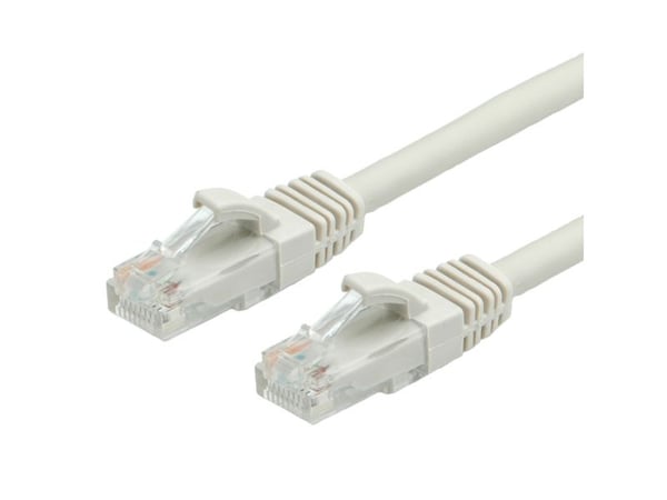 VALUE UTP Patch Cord Cat.6a, grey 10 m, U/UTP (UTP)