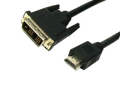MediaRange - Sovitinkaapeli - dual-link - HDMI uros - DVI-D uros - 2 m - musta