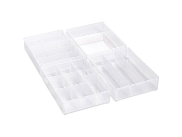 raaco Pocketbox, Eske for små deler, Polypropylen (PP), Gjennomsiktig, 0,5 kg, 119 mm, 95 mm
