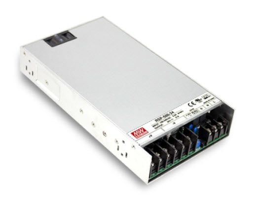 MEAN WELL RSP-500, 500 W, 85 - 264 V, Aktiv, 1U, Sølv, Aktiv