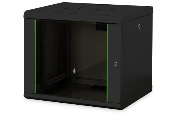 DIGITUS Professional Unique DN-19 09-U-SW - Rack skåp - svart, RAL 9005 - 9U - 19"
