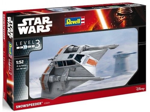 Revell Snowspeeder, Romflymodell, Monteringssett, 1:52, Snowspeeder, Plast, Star Wars
