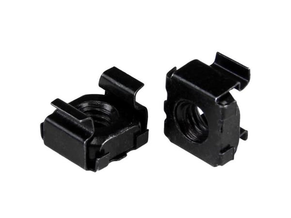 StarTech.com CABCAGENUT6B, Korimutteri, Terästä, Musta, M6, CE, TAA, REACH, 215,5 g