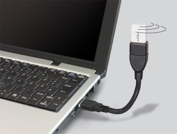 Delock ShapeCable - USB forlængerkabel - USB Type A (hun) til USB Type A (han) - USB 3.0 - 15 cm - lajiteltu