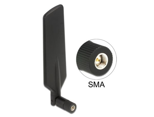 Delock - Antenne - Smart Home - 4 dBi, 1 dBi - rundtstrålende - innendørs - svart