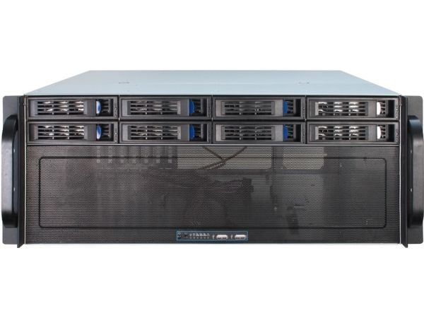 Inter-Tech IPC 4U-4408 - Rackmonterbar 4U - forlenget ATX / SSI EEB - ingen strømforsyning (ATX) - USB