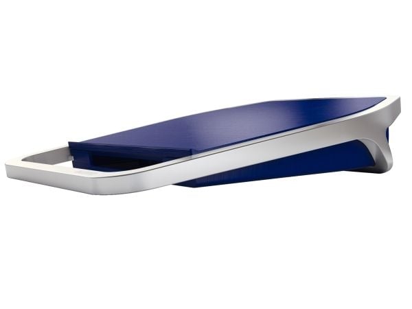Leitz Style - Batterilader / strømadapter + AC-strømadapter - 2.5 A - 2 utgangskontakter (USB) - blå, titan
