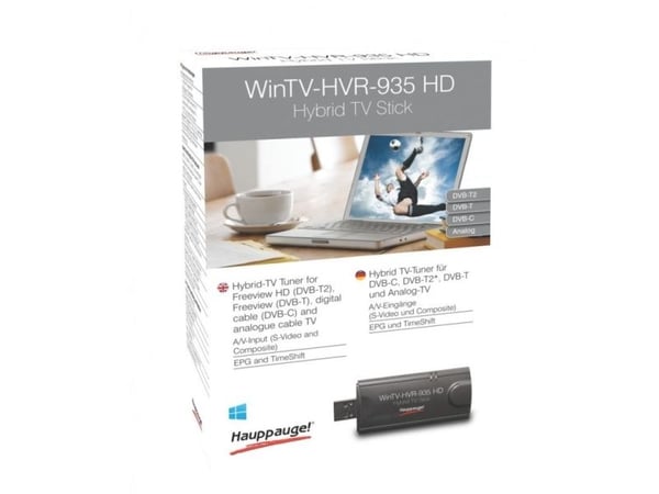 Hauppauge WinTV HVR-935C - Digital / analog TV-kanalvelger / radiokanalvelger / videofangstadapter - DVB-C, DVB-T2 - HDTV - USB 2.0 - PAL