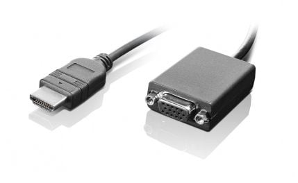 Lenovo - DisplayPort-adapter - Mini DisplayPort til DVI-D - 20 cm - for ThinkPad Edge E431; E531