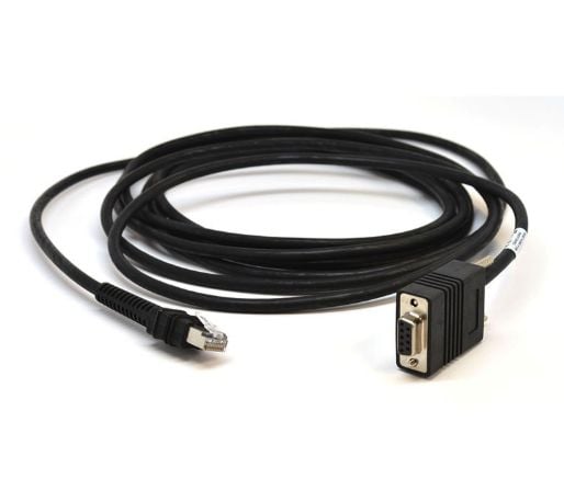 Zebra - Serielt kabel - DB-9 (hun) til RJ-45 (10-pins) (han) - 12 V - 4,6 m