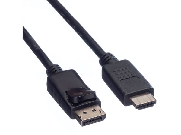 Value 11.99.5783, 4,5 m, DisplayPort, Hankjønn, Hankjønn, Rett, Rett