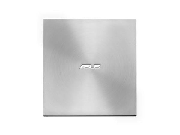 ASUS ZenDrive U7M SDRW-08U7M-U - Platestasjon - DVD±RW (±R DL) / DVD-RAM - 8x/8x/5x - USB 2.0 - ekstern - sølv