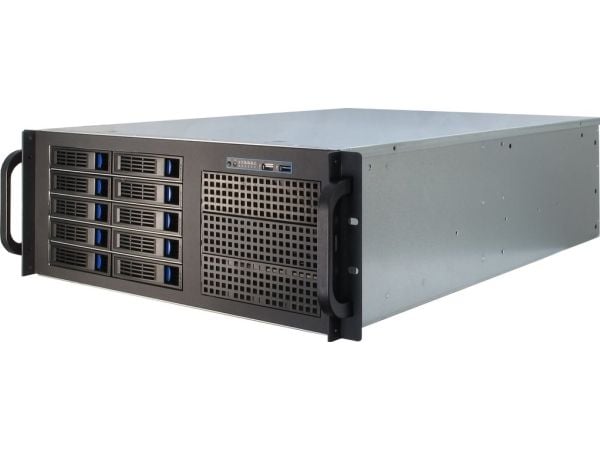 Inter-Tech IPC 4U-4410 - Rackmonterbar 4U - forlenget ATX / SSI EEB - ingen strømforsyning (ATX) - USB
