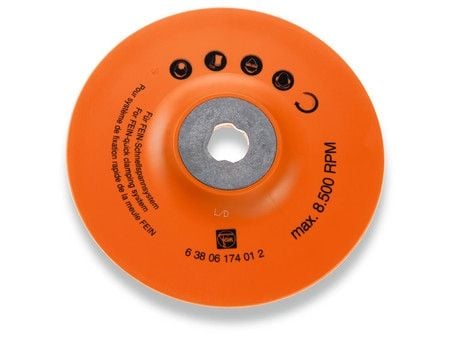 FEIN 63806174012, Poleringsskive, 18 cm, Oransje