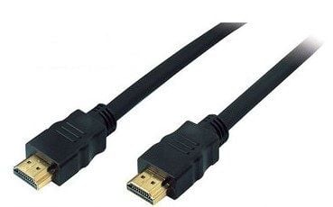 S-Conn HDMI A/A 2m, 2m, HDMI Type A (Standard), HDMI Type A (Standard), 8,16 Gbit/sek., Svart