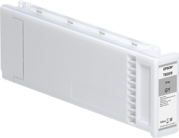 Epson T8009 - 700 ml - harmaa - alkuperäinen - mustekasetti - SureColor SC-P10000, SC-P20000, SC-P20000SE - värikaseteille