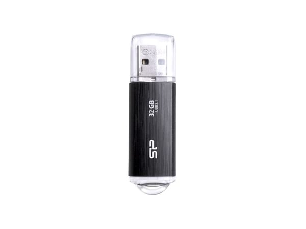 SILICON POWER Blaze B02 - USB-flashstasjon - 32 GB - USB 3.0 / USB-C - svart