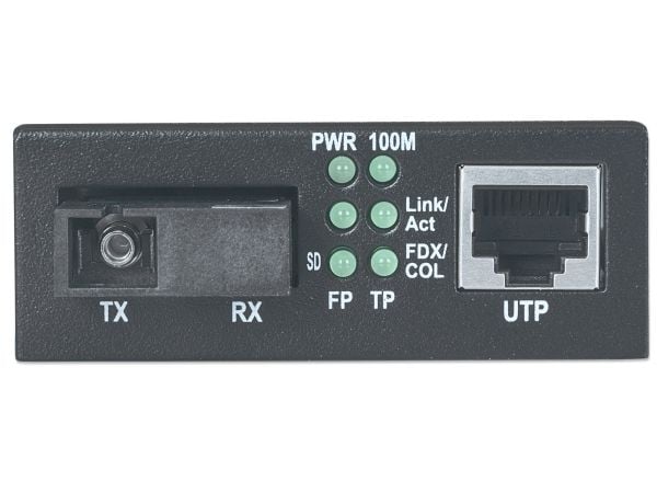 Intellinet 510547, 100 Mbit/s, 10Base-T, 100Base-TX, 100Base-FX, IEEE 802.3, IEEE 802.3u, Raskt Ethernet, 10,100 Mbit/s