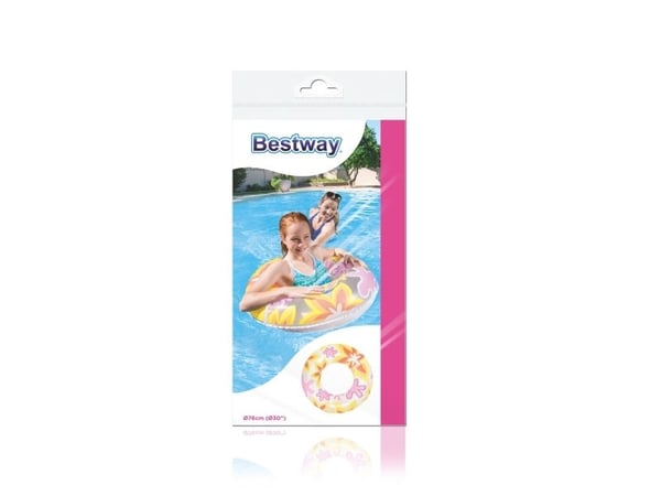 Bestway 36057, Blå, Gul, Badring, Mönstrad, Vinyl, Kina, 68 cm