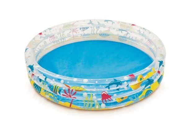 Bestway 51004, Oppblåsbart basseng, 282 l, Rund, 2 år, Vinyl, Flerfarget