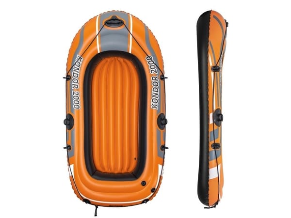 Bestway 61100, Reise / Rekreasjon, Oppblåsbar Båt, Svart, Orange, Vinyl, 2 person(er), 120 kg