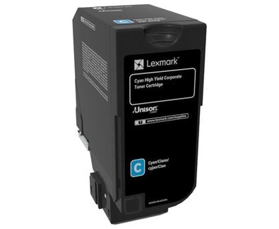 Lexmark - Lång livslängd - cyan - original - tonerkassett LCCP, LRP, Lexmark Corporate - för Lexmark CX725de, CX725dhe, CX725dthe