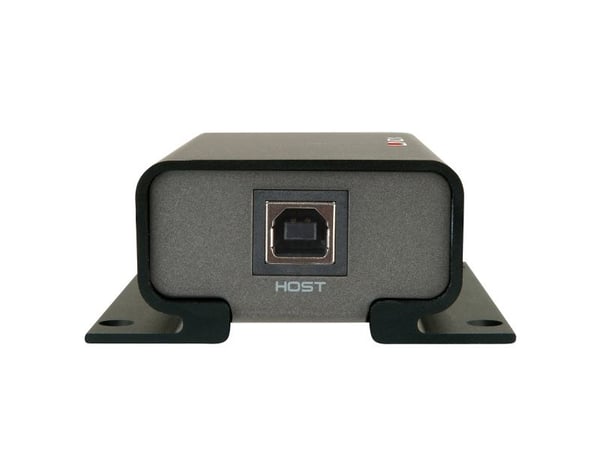 Lindy USB-A - RS-232 AV-siirtojärjestelmä Musta