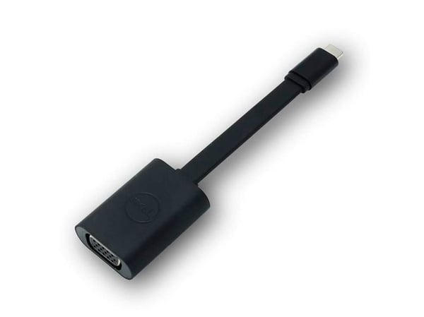 Dell USB type C-to-VGA Adapter - Näytön sovitin - HD-15 (VGA) (hun) til USB-C (han) - lajittelu - Dell 35XX, 55XX; Chromebook 3110, 3110 2-in-1; La...
