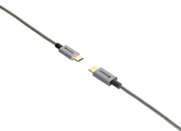 Kabel USB Verbatim USB-C - USB-C 2 m Szary (65054)