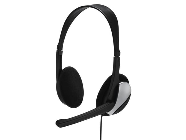 Hama "HS-P100" - Hodesett - on-ear - kablet - svart