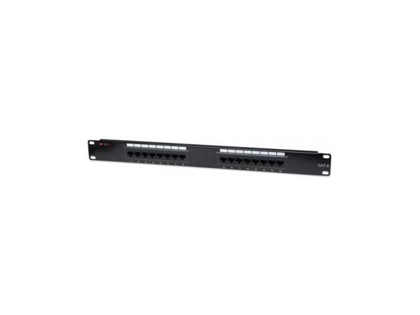 Techly 16 x RJ45 Cat.6, IEEE 802.3, IEEE 802.3ab, IEEE 802.3u, 10/100/1000Base-T(X), Snabb Ethernet, Gigabit Ethernet, 1000 Mbit/s, RJ-45, Guld