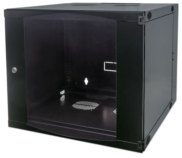 Intellinet 713788, Väggmonterad rack, 12U, Knapplås, 20,5 kg, Svart